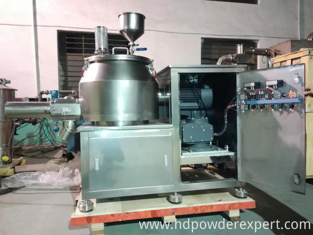 high speed wet type rapid mixer and granulator machine making granules for tablet candy and medical tablet